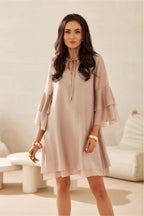 Flowy Tie-Waist Mini Dress Spring Collection