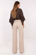 Womens Wide Leg Trousers High Waisted Spring Pants